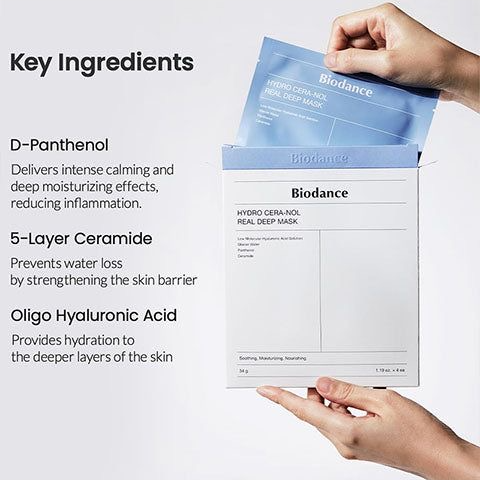ماسک آبرسان و تقویت کننده بایودنس Biodance Hydro Cera-nol Real Deep Mask