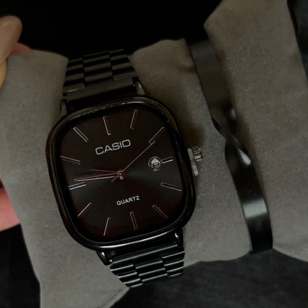 ساعت کاسیو اولدمانی و بنگل تک پیچ زنانه