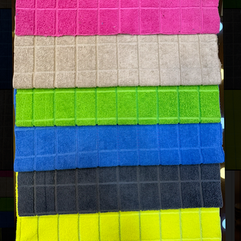 دستمال میکروفایبر نانو مخصوص سطوح طرح مربع