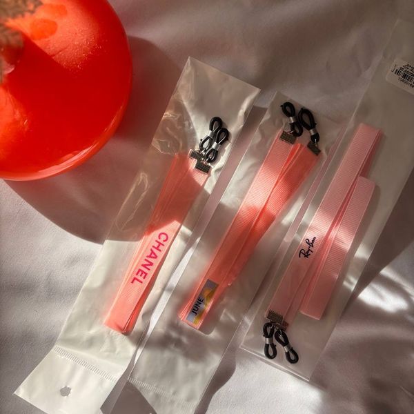 بند عینک ربانی صورتی