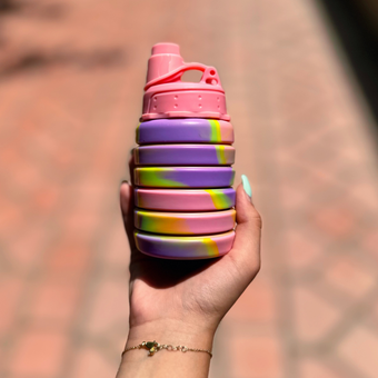 قمقمه سیلیکونی آکاردئونی