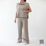 ست زنانه وست و شلوار جیب طرح هودی