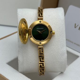 ساعت مچی زنانه ورساچه کاپوتی باتری تمام طلایی