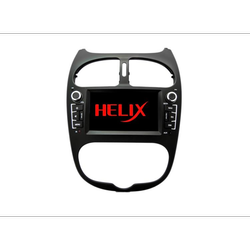 مانیتور 8 اینچ دو ولوم پژو 206 برند HELIX هلیکس