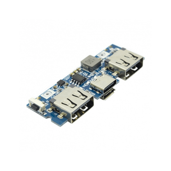 ماژول پاوربانک نیمه فست شارژ با ورودی Type-C و دو خروجی USB مدل LX-LBU2C