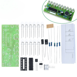 کیت رقص نور بارگراف حساس به صدا با تراشه CD4017