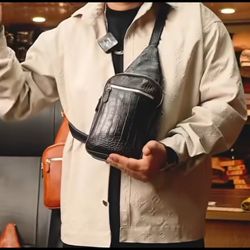 کیف بادی بگ چرم اصل نایب کد 110