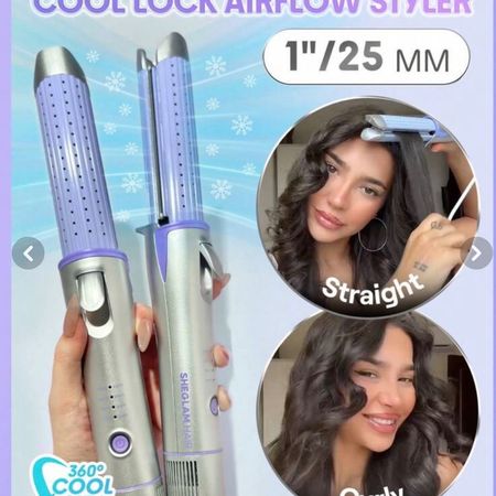 دستگاه حالت دهنده مو شیگلم مدل Cool Lock Airflow سایز 25