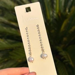 گوشواره تنیسی مروارید پرورشی