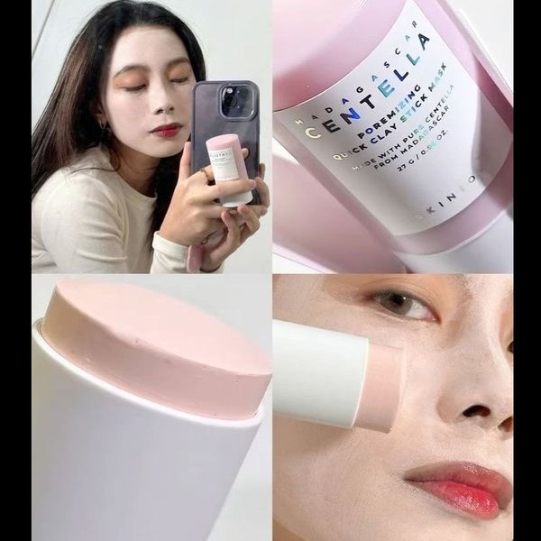 ماسک استیکی کوچک کننده منافذ خاک رس سنتلا SKIN1004 Madagascar Centella Poremizing Quick Clay Stick Mask