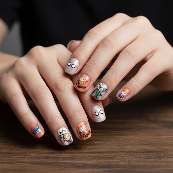 لنز برجسته‌ی ناخن هری پاتر