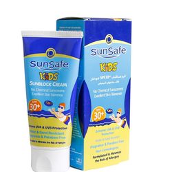 کرم ضد آفتاب کودکان سان سیف SPF30 مقدار 50 گرم