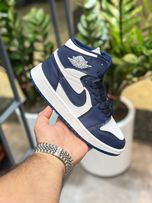 کفش زنانه جردن سفید سرمه ایی 633