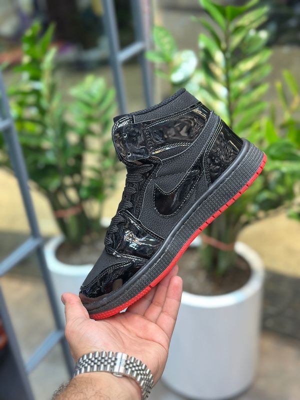 کفش زنانه جردن ساقدار مشکی قرمز631