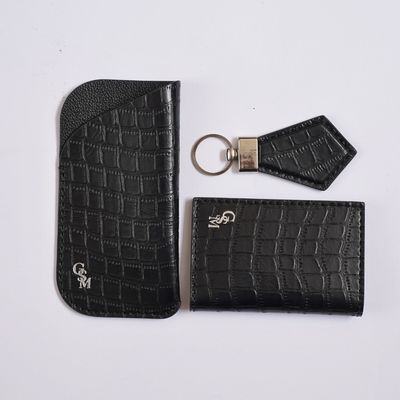 ست مردانه الماس - کروکو مشکی