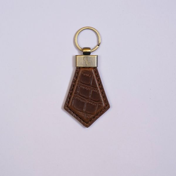 ست مردانه الماس - کروکو قهوه ای