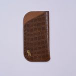 ست مردانه الماس - کروکو قهوه ای