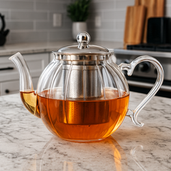 قوری پیرکس یونیک – ظرفیت 1100 میلی‌لیتر (قابل استفاده روی شعله مستقیم)