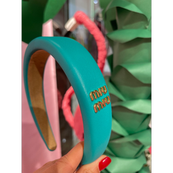تل miu miu سبز آبی