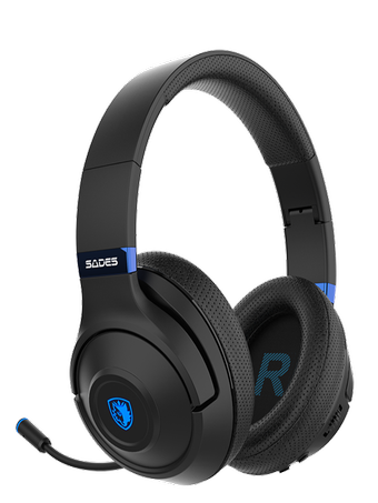 هدست گیمینگ برند SADES مدل WHISPER( WIRELESS-BL HEADSET)