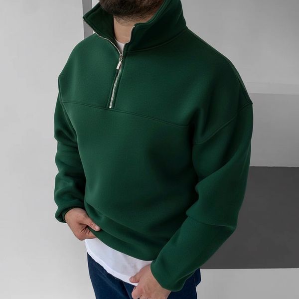 دورس نیم زیپ سبز