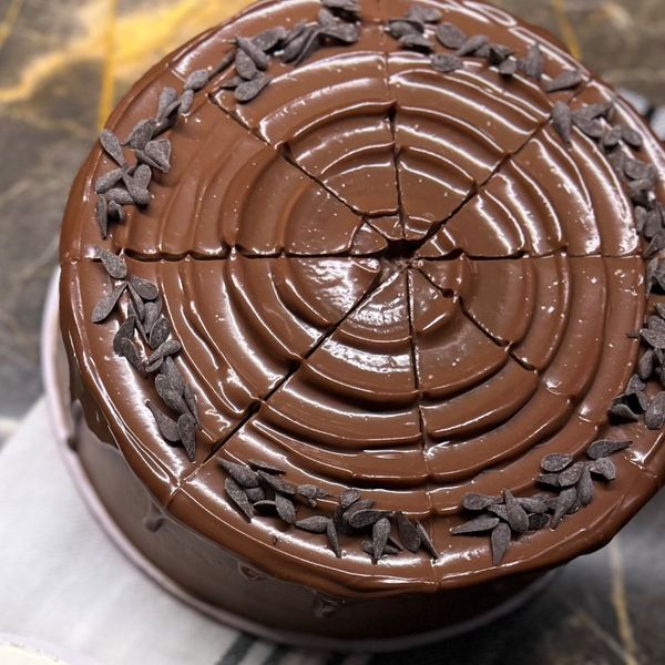 کیک دبل چاکلت نوتلایی