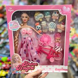 عروسک باربی با بچه