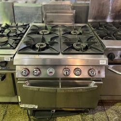 گاز 4 شعله فردار ONGELO PO ایتالیایی ولوم قرمز (کارکرده)