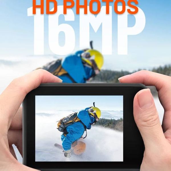 دوربین ورزشی (Action Camera) برند Porodo Lifestyle مدل Go Act  کد PD4KACAMBK