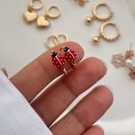 گوشواره کفشدوزکی ژوپینگ
