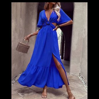 پیراهن بلند جلو ضربدری