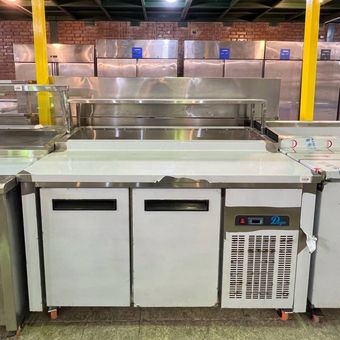 یخچال تاپینگ 150 سانت یک طبقه رف دار DOGO