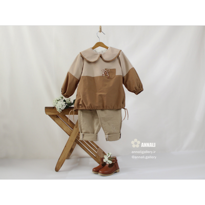 کاپشن شلوار دخترانه بادوم