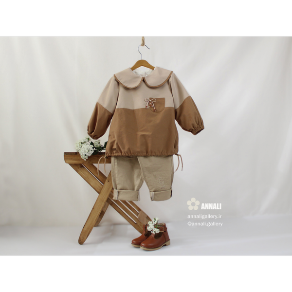کاپشن شلوار دخترانه بادوم