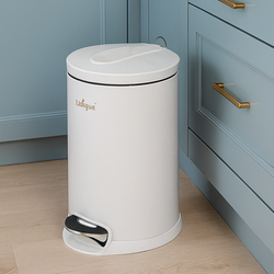 سطل زباله سفید یونیک5لیترسفید