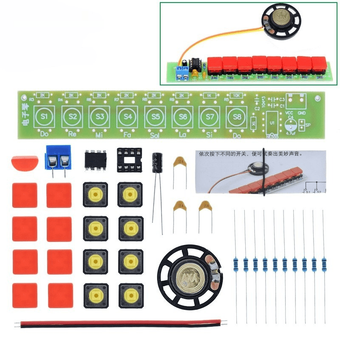 کیت پیانو 8 کلید با تراشه NE555