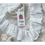 پلیور دخترانه آی چیلک یقه گیپور