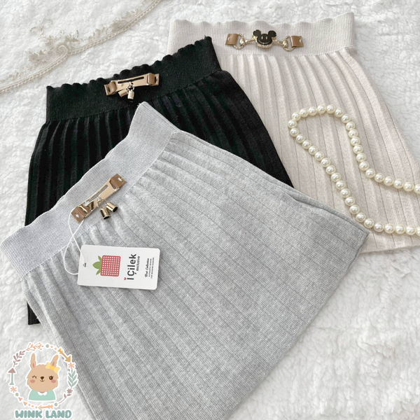 دامن دخترانه آی چیلک مدل پلیسه