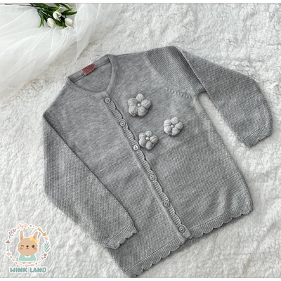 ژاکت دخترانه آی چیلک مدل گل