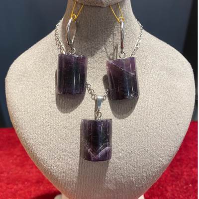 نیم ست مستطیل آمیتیست