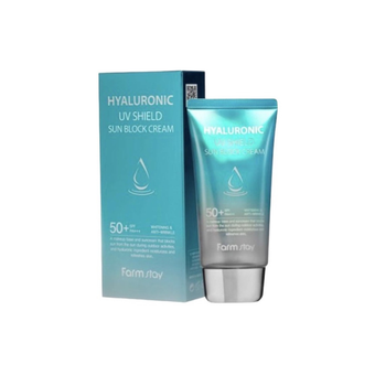 ضدآفتاب آبرسان هیالورونیک اسید فارم استی Farm Stay Hyaluronic Acid Moisture Sun Cream SPF50+ PA++++