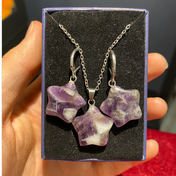 نیم ست ستاره آمیتیست