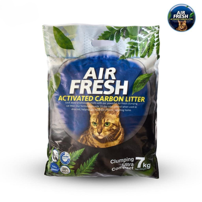 خاک بستر گربه‌ی ایرفرش (کربن دار) /  Air Fresh activated carbon litter