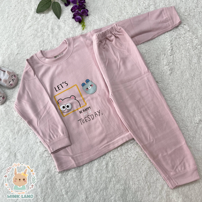 ست راحتی دخترانه happy