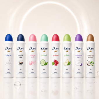 اسپری ضد تعریق داو  Dove Antiperspirant Deodorant Spray