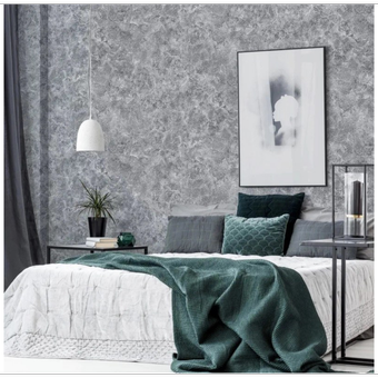 کاغذ دیواری کربن کد 10274 خاکستری پتینه