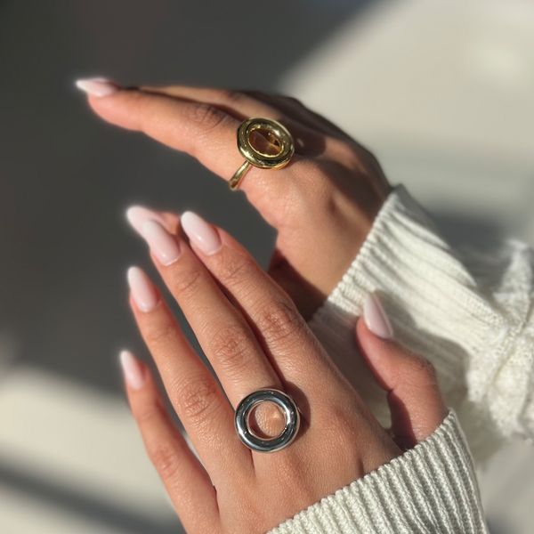 انگشتر دایره مینیمال