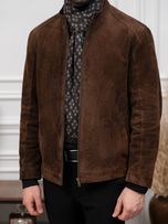 شالگردن موهر ترک قهوه‌ای کد s218