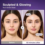 ماسک لیفت صورت و غبغب نامبوزین -numbuzin No.9 Sheet Mask | NAD+ BIO