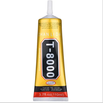 چسب مایع T8000 | چسب نگین و سنگ تزئینی | ضد آب و بی‌بو> چسباندن چوب، چرم، پلاستیک، پارچه، جواهرات و . ماندگاری طولانی